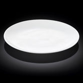 Wilmax Porzellanplatte, rund mit gerolltem Rand, 30,5 cm, WL-991024/A